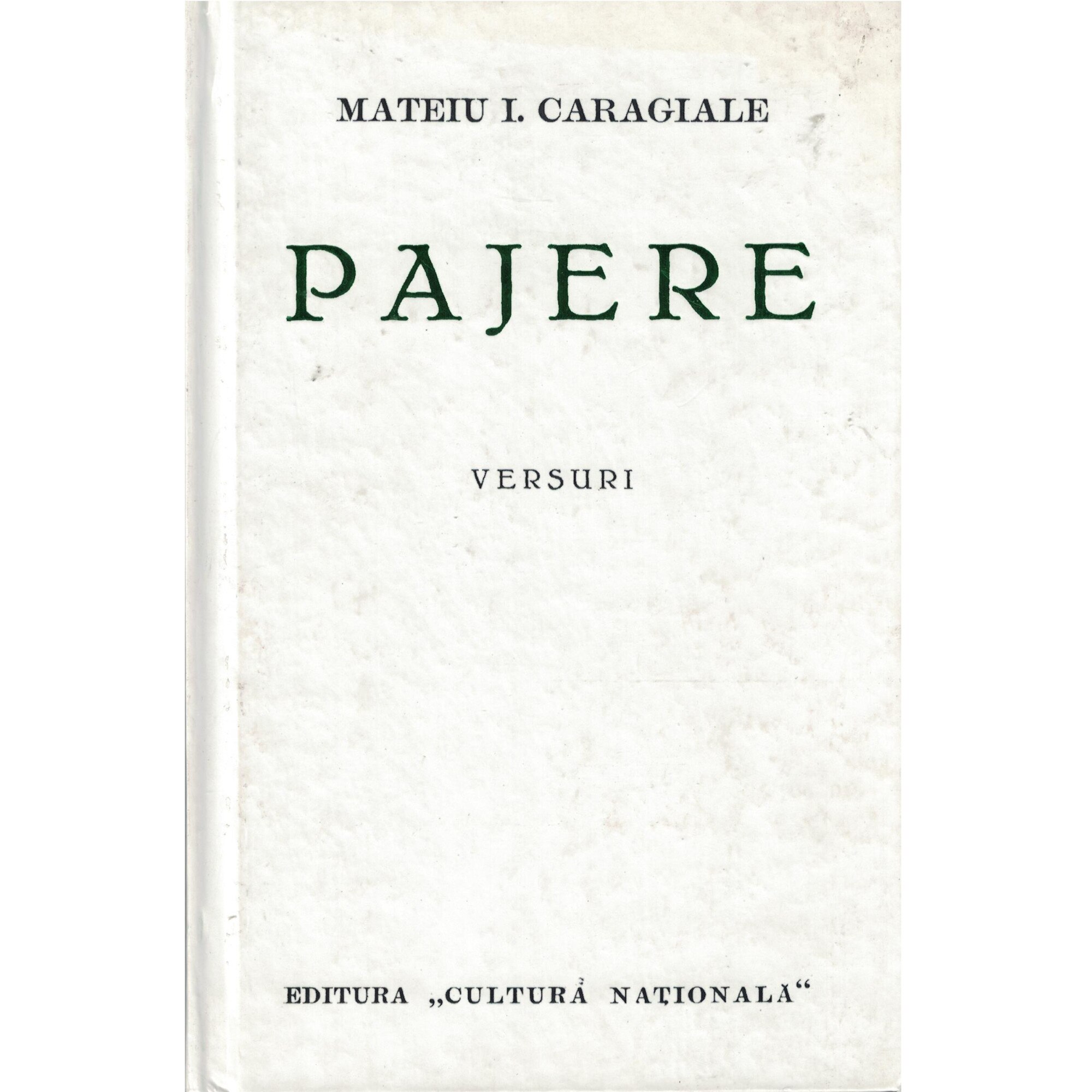 Pajere - Mateiu I. Caragiale