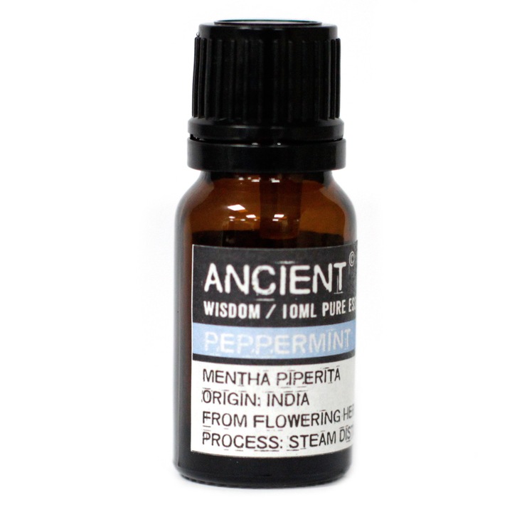 Ulei esential aromaterapie Menta, Ancient Wisdom Ltd, 10 ml