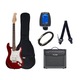 Комплект електрическа китара, Harley Benton, ST-20HSS, усилвател, кабел, каишка, тунер