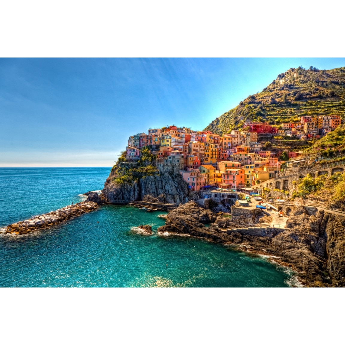 Fototapet de perete autoadeziv si lavabil Cinque Terre2, 270 x 200 cm