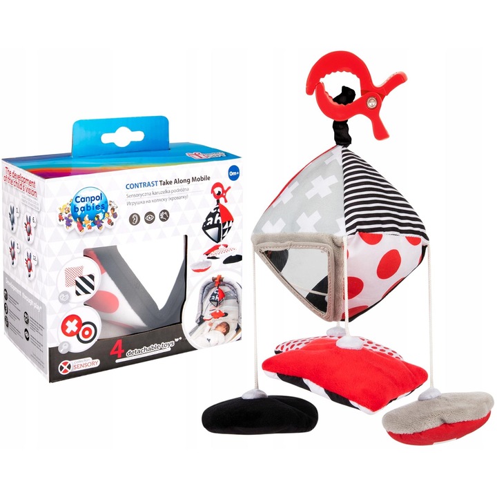 Jucarie pentru carucior Canpol Babies 68/083, Multicolor