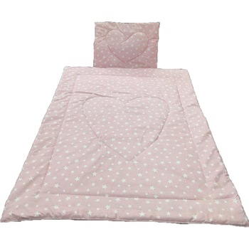 Set roz pilotica si pernuta nou-nascuti, din bumbac 100%, by Liz Line - PPranforce9 Set roz pilotica si pernuta nou-nascuti, din bumbac 100%, by Liz Line - PPranforce9