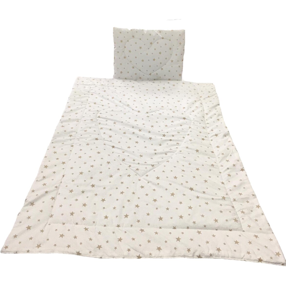 Set alb pilotica si pernuta nou-nascuti, din bumbac 100%, by Liz Line - PPranforce10