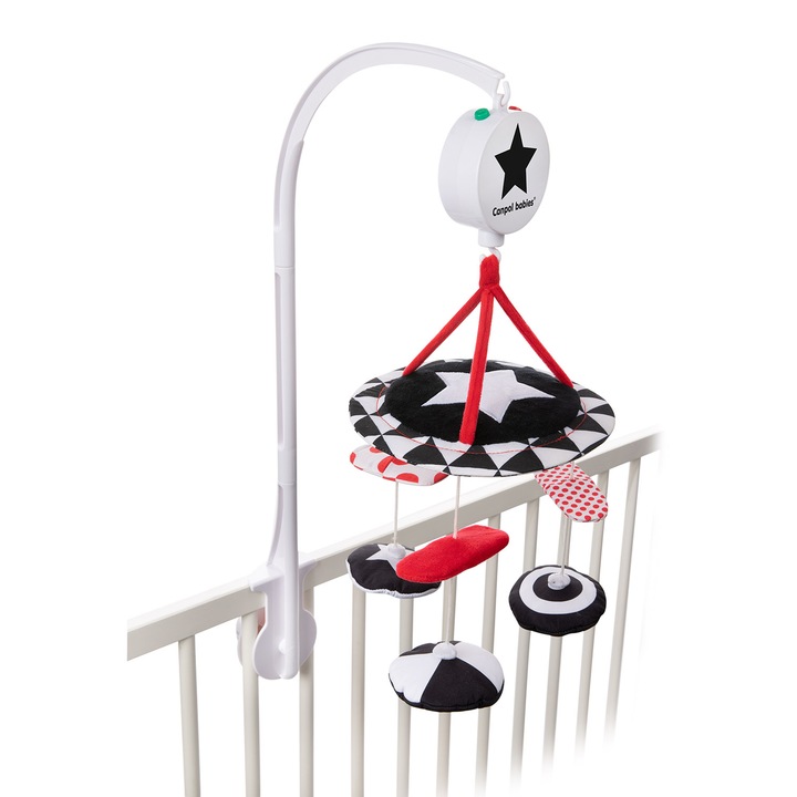 Музикална въртележка Canpol babies, Sensory Toys, 0+ месеца, Многоцветен