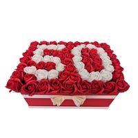 aranjament floral aniversar cu 75 trandafiri din sapun dady cu cifre pentru 50 ani imagen 55_0_
0