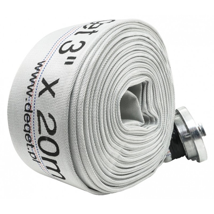 Маркуч за изпускане на моторна помпа 3" с муфи 20 м Verke V60141