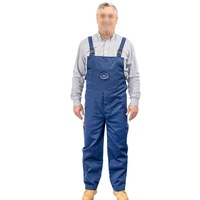 salopeta - pantalon de lucru din tercot cu pieptar bleumarin personalizat prin broderie marimea 56 imagen 4_0_
0