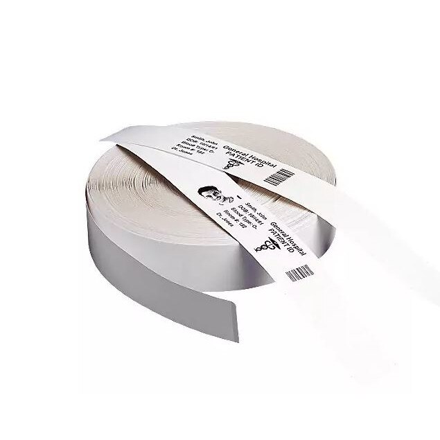 Set 200 bratari de identificare clasica z-band direct, alb