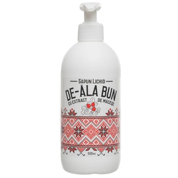 Sapun De-Ala Bun cu extract de macese, lichid - 500 ml Sapun De-Ala Bun cu extract de macese, lichid - 500 ml