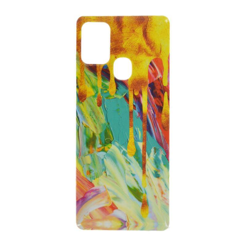 Husa TPU + acryl Marble Huawei P40 Lite E