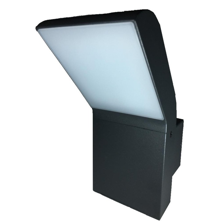 Aplica perete pentru exterior led Clark 12W 4000K 550lm 230x165mm IP54