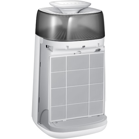 Purificator de aer Samsung AX40R3030WM/EU, Senzor praf, Senzor de miros, Pre-filtru, Filtru praf, Filtru dezodorizant, Acoperire 40m2, Mod Auto, Timer, Indicator calitatea aerului, Alb