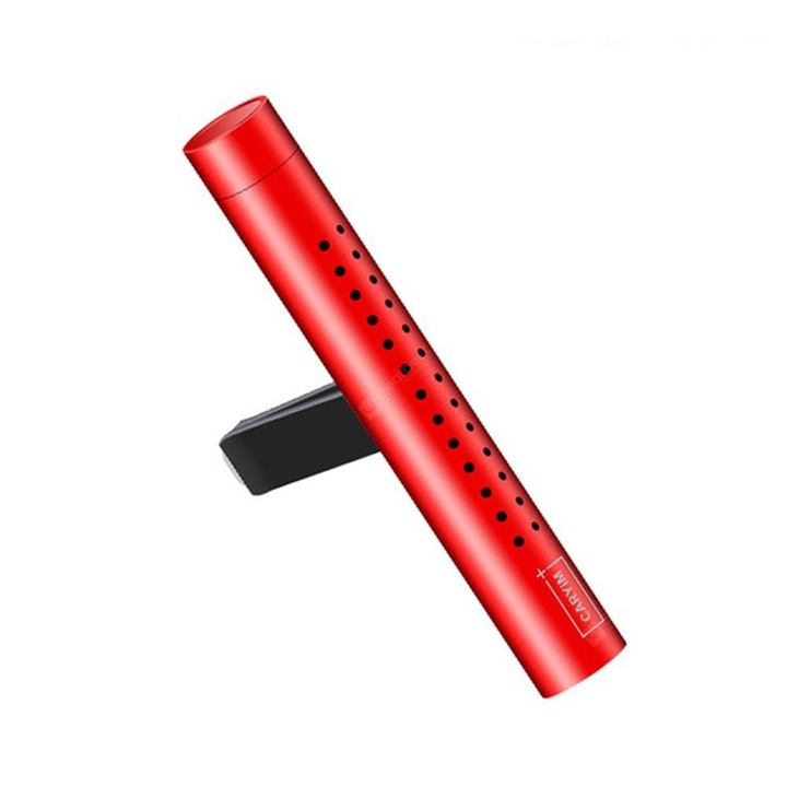 MRG Autós légfrissítő, szellőzőrácsra rögzíthető, piros tartály