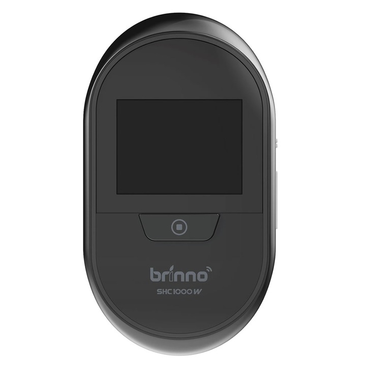 Brinno DUO ajtókamera, 2,7 "TFT kijelző, mozgásérzékelő, kopogásérzékelő, Android / IOS alkalmazással, fekete