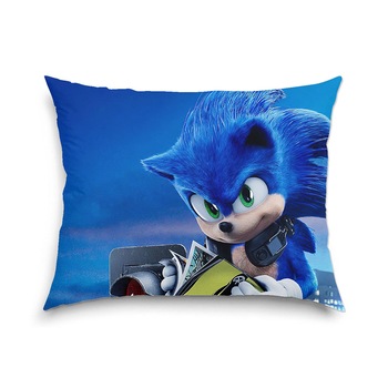 Perna Decorativa Copii, Art Kids, Sonic the Hedgehog Movie 2020, Decoratiuni pentru Casa, 40 x 50 cm Perna Decorativa Copii, Art Kids, Sonic the Hedgehog Movie 2020, Decoratiuni pentru Casa, 40 x 50 cm