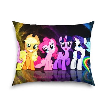 Perna Decorativa Copii, Art Kids, My Little Pony Mane 6, Decoratiuni pentru Casa, 40 x 50 cm Perna Decorativa Copii, Art Kids, My Little Pony Mane 6, Decoratiuni pentru Casa, 40 x 50 cm