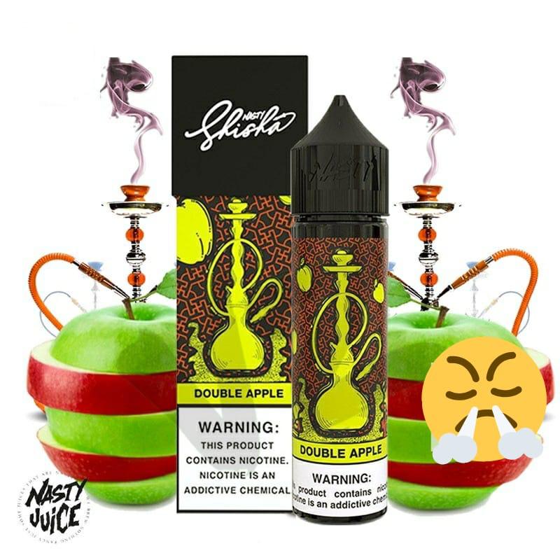 Lichid Nasty Juice Shisha - Double Apple ,50ml ,0mg/ml
