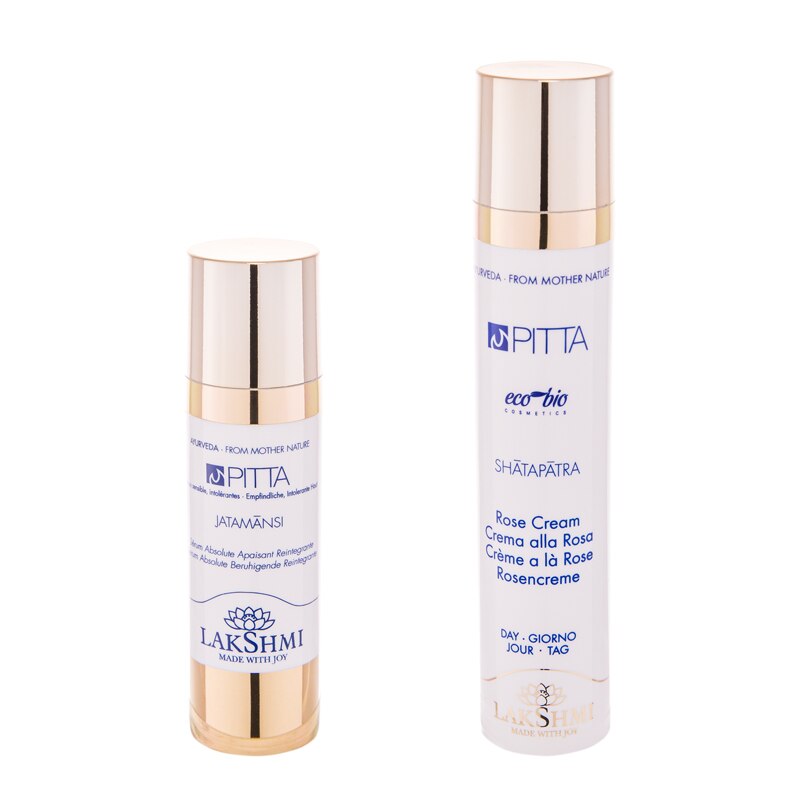Set 2 produse 80ml pentru pielea sensibila, cuperozica, usor iritabila si reactiva, Lakshmi