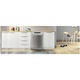 Съдомиялна Indesit DFO3T133AFX, 14 комплекта, 9 програми, Клас D, Fast&Clean, Push&Go, Auto Door, Чекмедже за прибори, 60 см, Inox