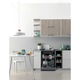 Съдомиялна Indesit DFO3T133AFX, 14 комплекта, 9 програми, Клас D, Fast&Clean, Push&Go, Auto Door, Чекмедже за прибори, 60 см, Inox