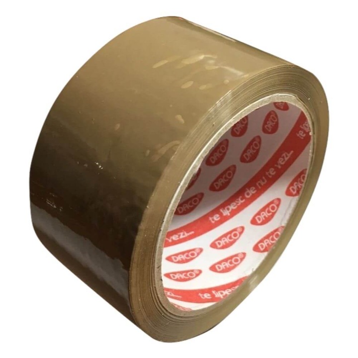 Banda Adeziva Mata DACO, Latime 48 mm, Lungime 66m, Culoare Maro