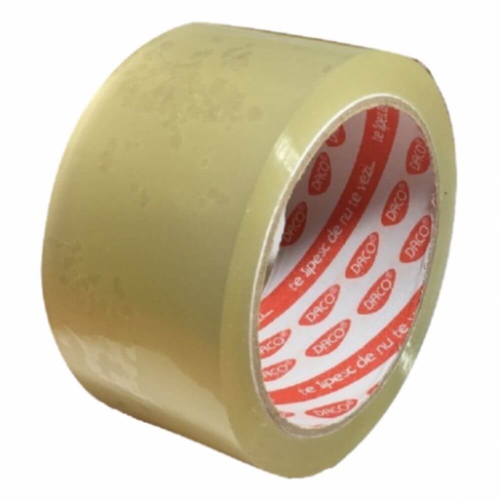 Лепяща лента Daco, Прозрачен, 48 мм x 66 м