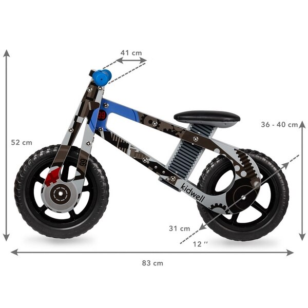 Велосипед без дървени педали kidwell stark cross - eMAG.bg