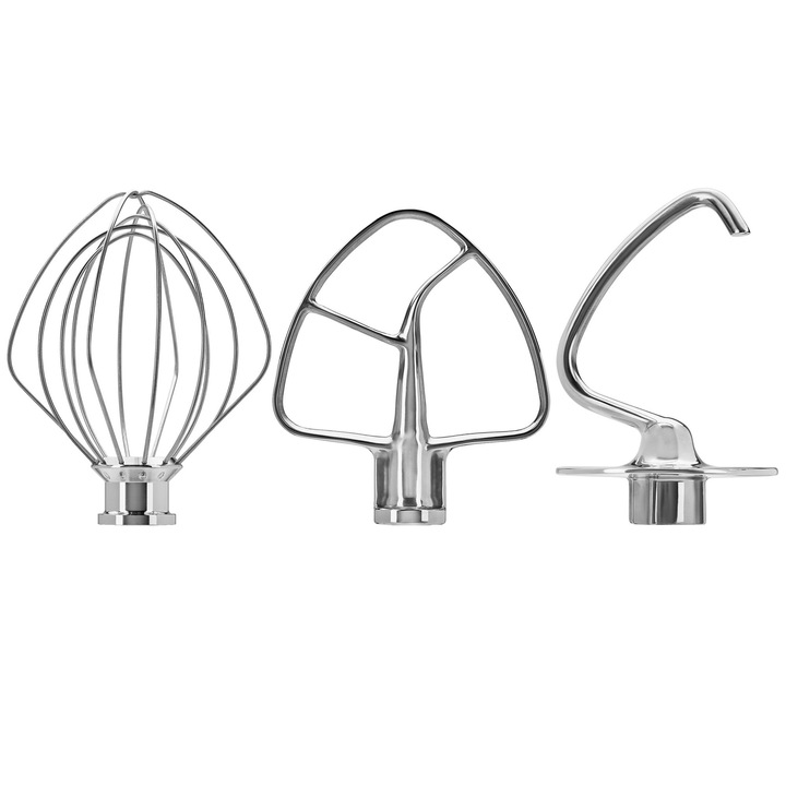 Set 3 accesorii pentru mixer 4,3 L si 4,8 L, inox - KitchenAid