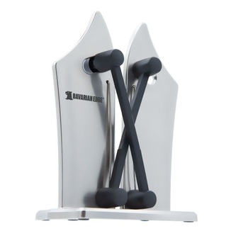 Dispozitiv manual pentru ascutit cutite si foarfece, gri Dispozitiv manual pentru ascutit cutite si foarfece, gri