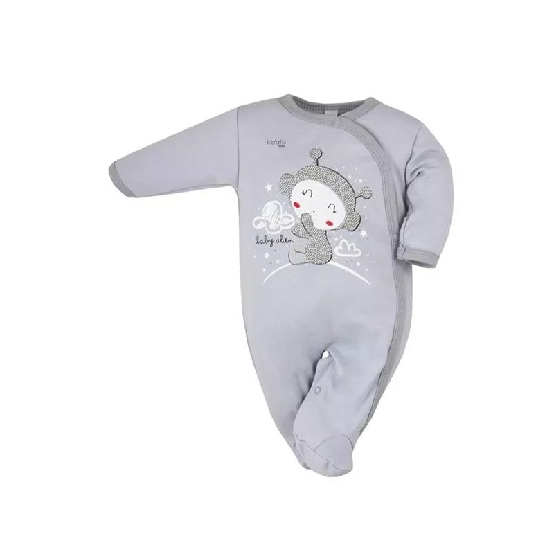 Salopeta cu maneca lunga pentru copii Koala Clouds 07-045, Gri, 56 cm