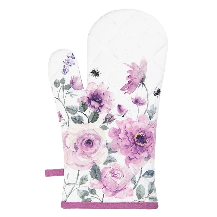 Manusa de bucatarie termorezistenta bumbac Roses 16 cm x 30 cm COD: CCRBU44