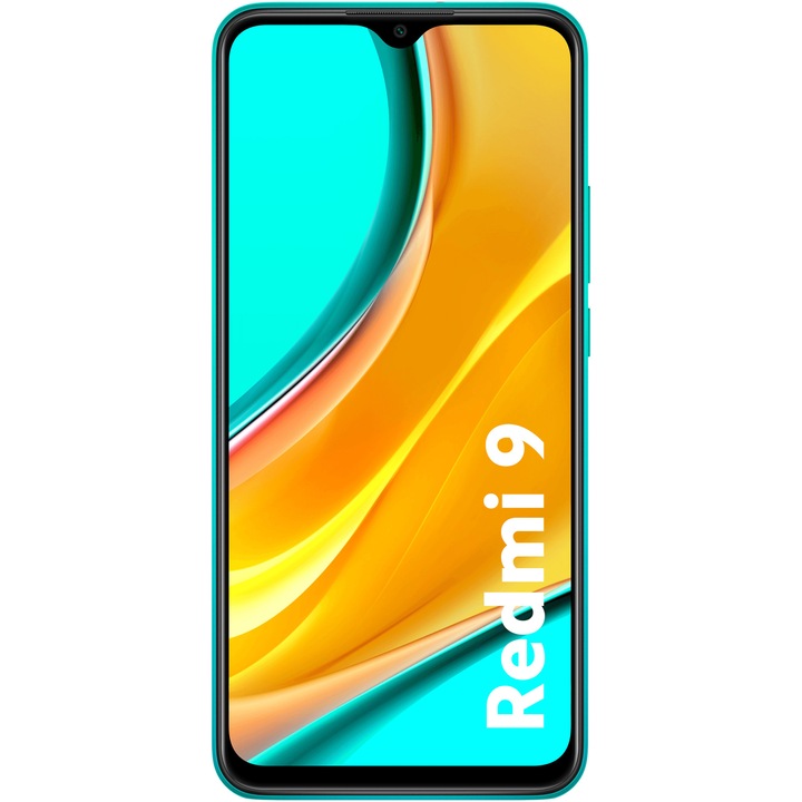 Смартфон Xiaomi Redmi 9, Dual SIM, 32GB, 3GB RAM, 4G, Ocean Green