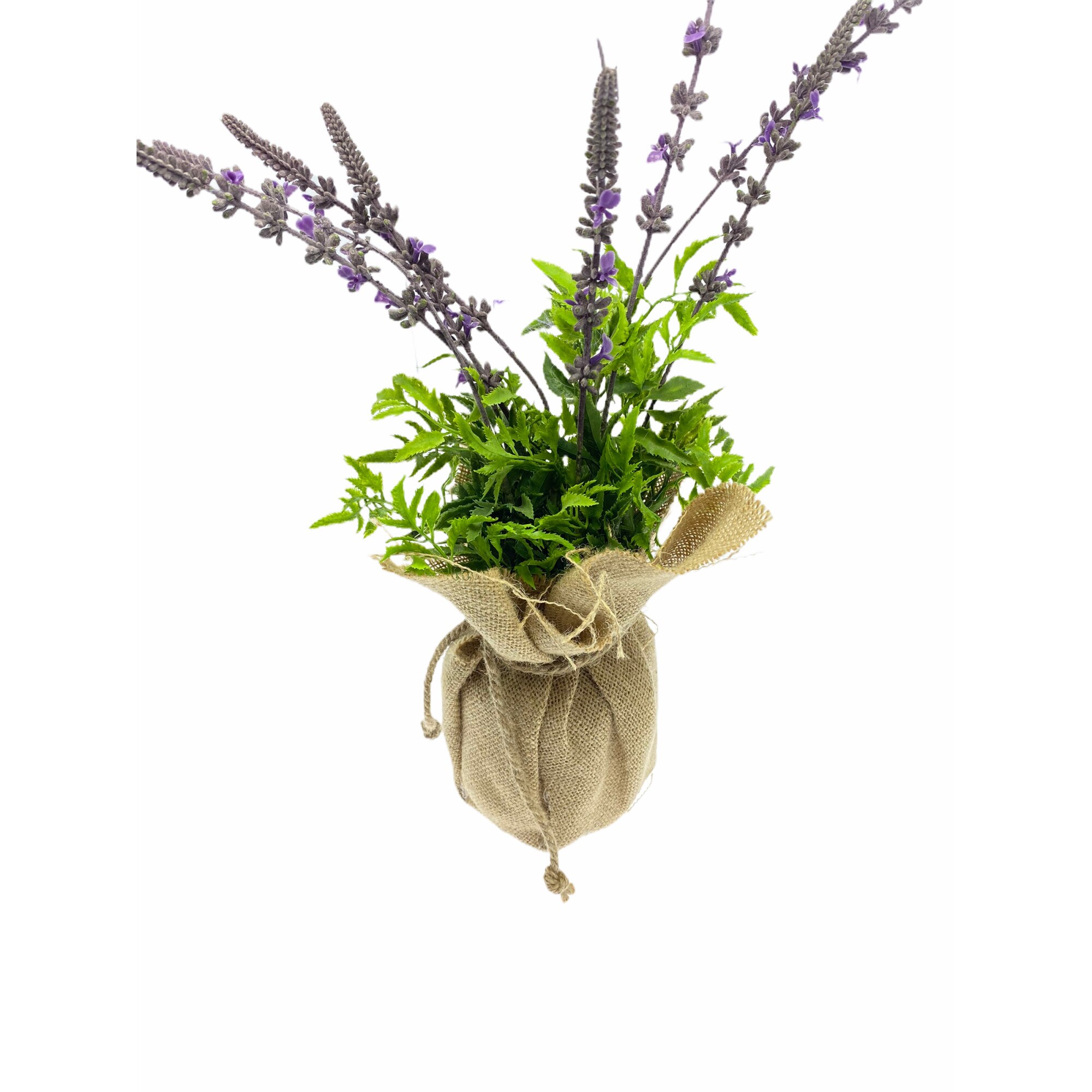 Ghiveci flori artificiale decorativ, Lavanda