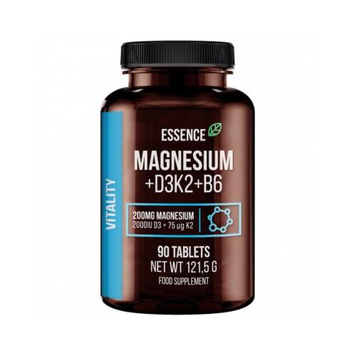 Magneziu + Vitamina D3, K2 si B6 90 tablete Essence