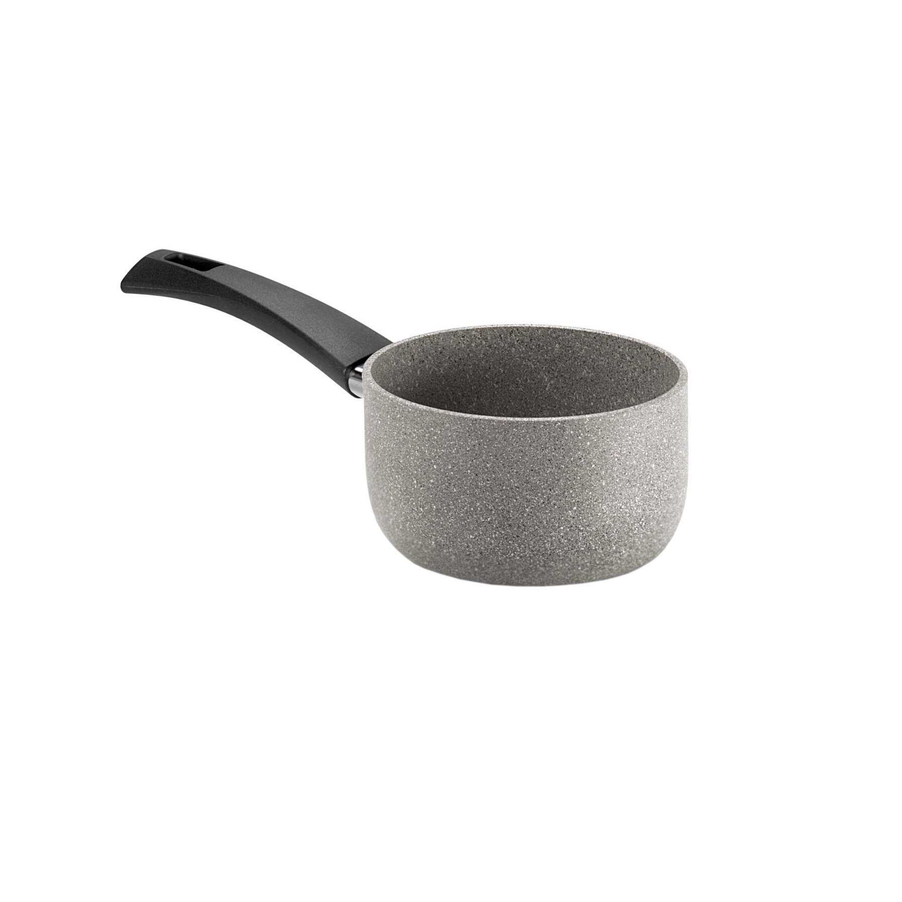 Cratita, Olympia, multistratificata, aluminiu special pentru alimente, fara Acid Perfluorooctanoic, fara nichel, cu particule minerale, gri, 14 cm