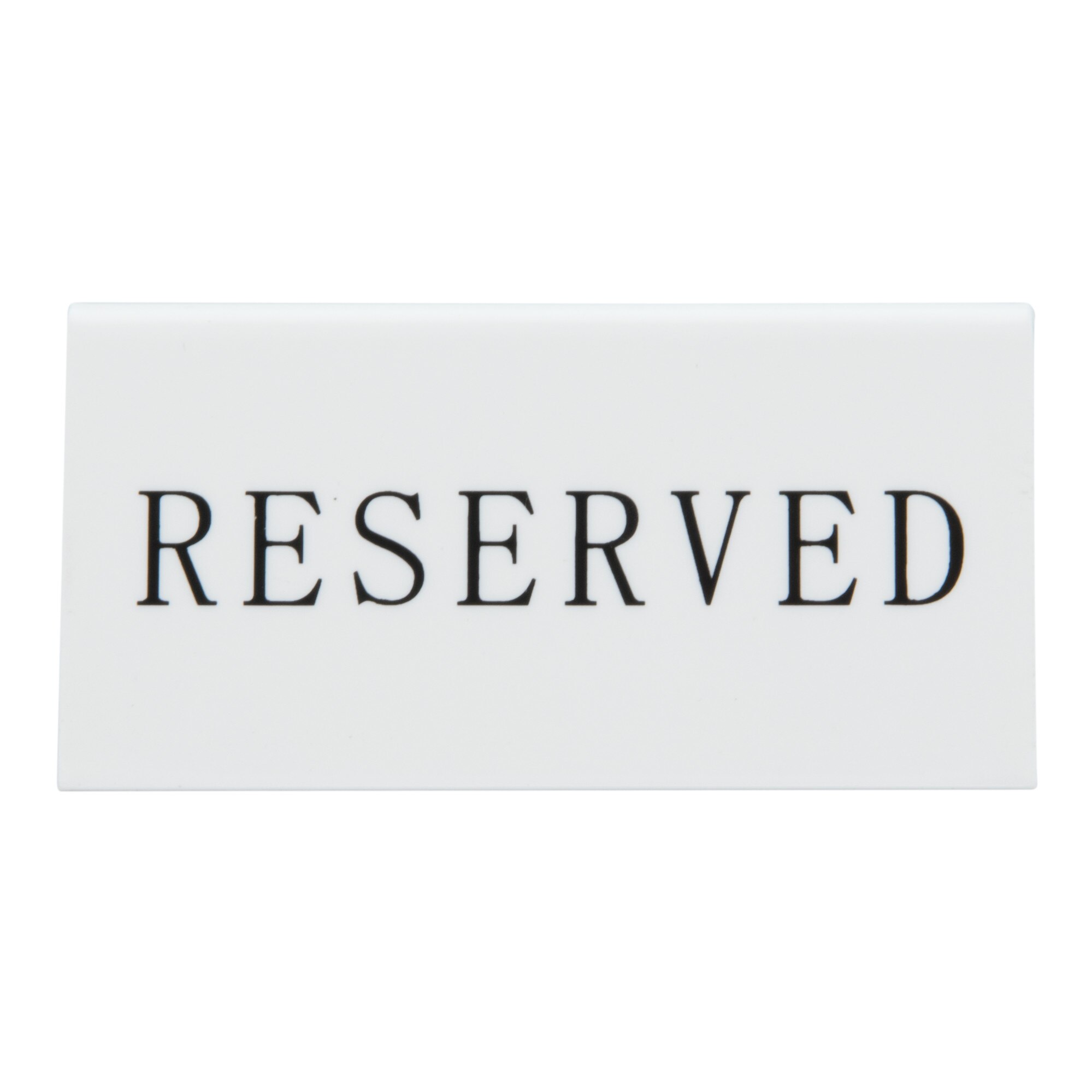 Set 5 semne de masa Reserved, Securit