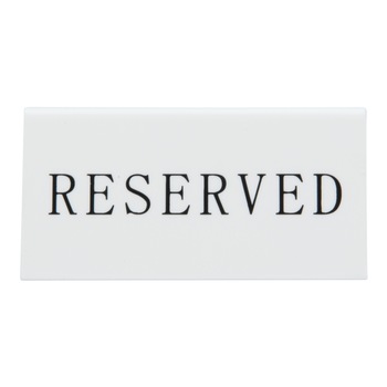 Set 5 semne de masa Reserved, Securit Set 5 semne de masa Reserved, Securit