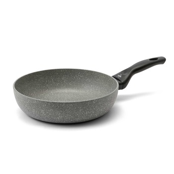 Tigaie adanca, Olympia, multistratificata, aluminiu special pentru alimente, fara Acid Perfluorooctanoic, fara nichel, cu particule minerale, gri, 24 cm Tigaie adanca, Olympia, multistratificata, aluminiu special pentru alimente, fara Acid Perfluorooctanoic, fara nichel, cu particule minerale, gri, 24 cm