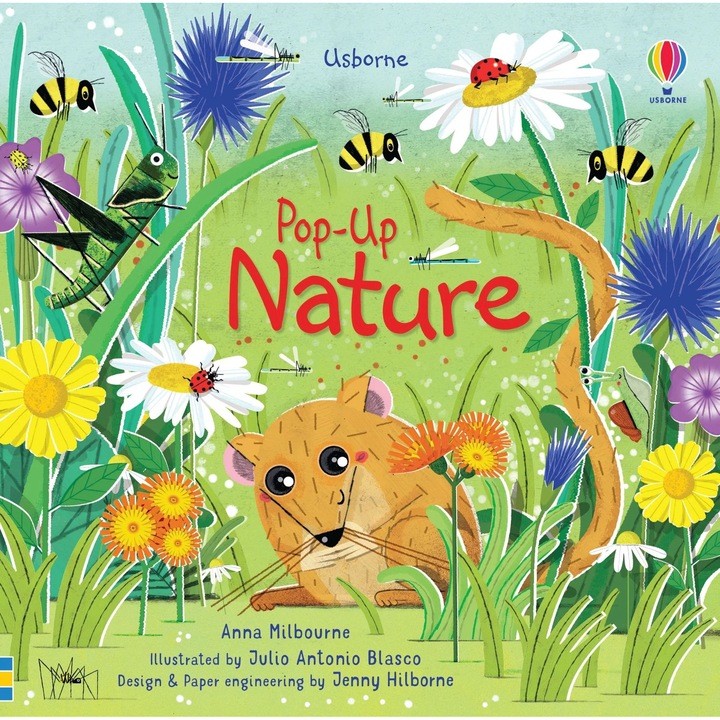 Usborne Publishing Pop-Up Nature, 3D-s könyv, 3 éves kortól, angol nyelvű