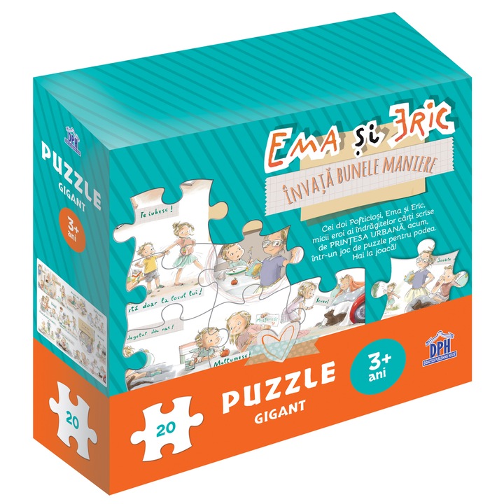 Emma si Eric invata bunele maniere - puzzle gigant, Ioana Chicet-Macoveiciuc