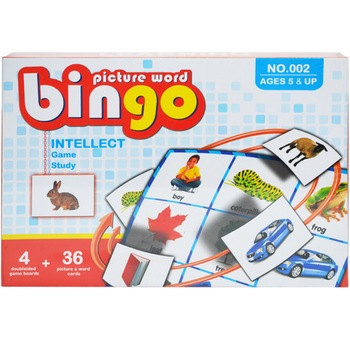 Joc educativ, Bingo - 36 carduri cu imagini Joc educativ, Bingo - 36 carduri cu imagini