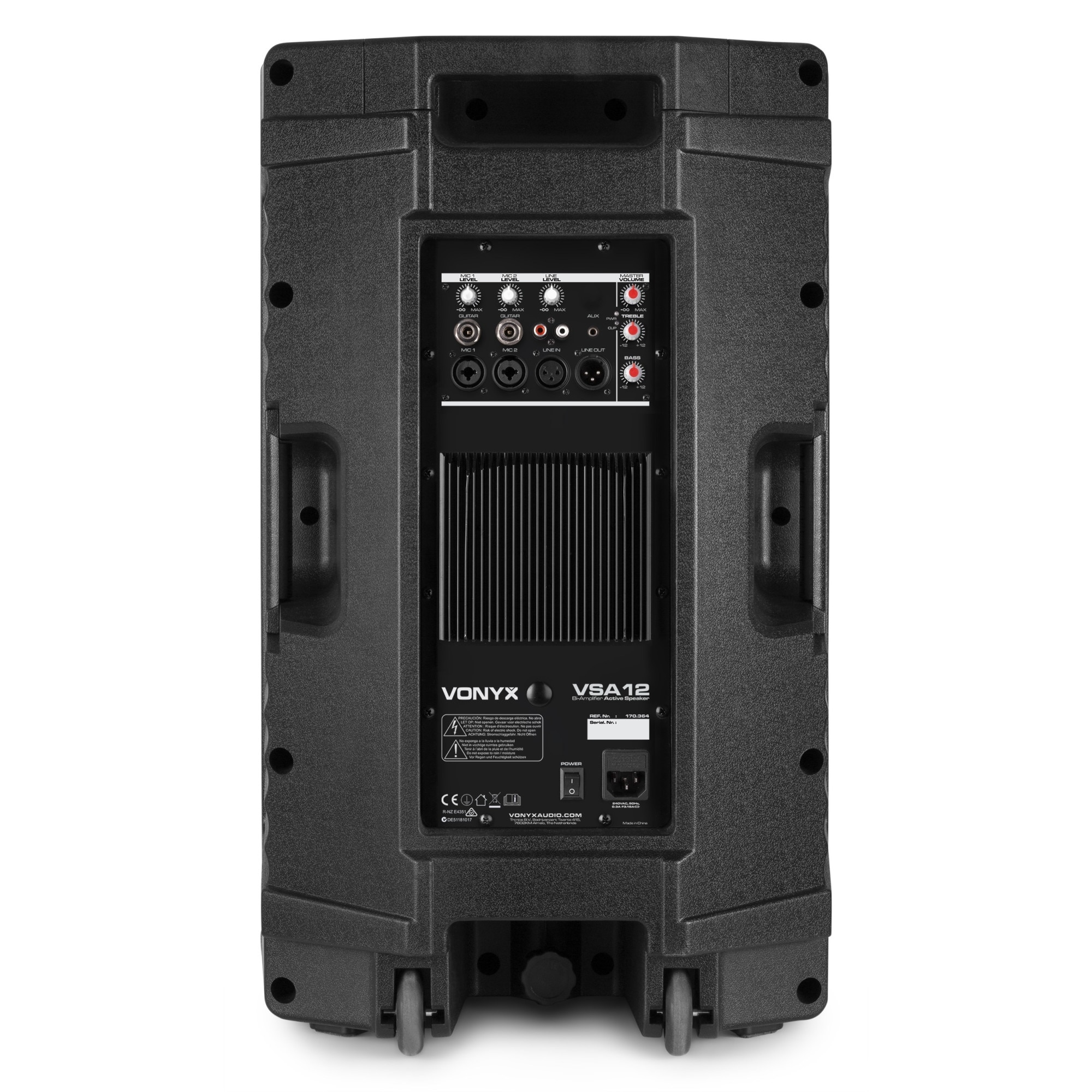 Boxa activa bi-amplificata, 12", 200W RMS, Vonyx VSA12