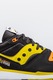 Saucony, Pantofi de piele ecologica si material textil AZURA, Negru/Galben/Oranj, 13