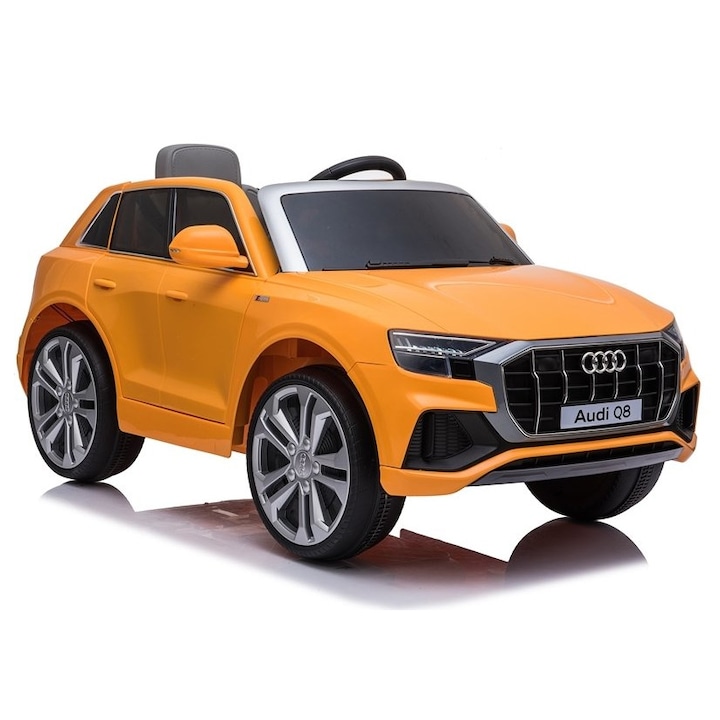 Детски автомобил Audi Q8 JJ2066 Жълто боядисано
