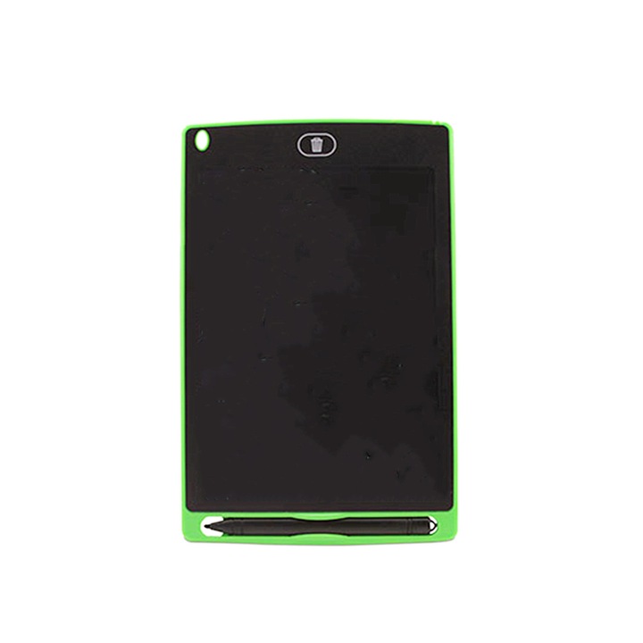 Tableta LCD pentru scris Anself, 8.5 inch, Multifunctionala, Portabila, Verde