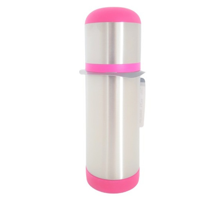 Termos inox 350 ml, Roz