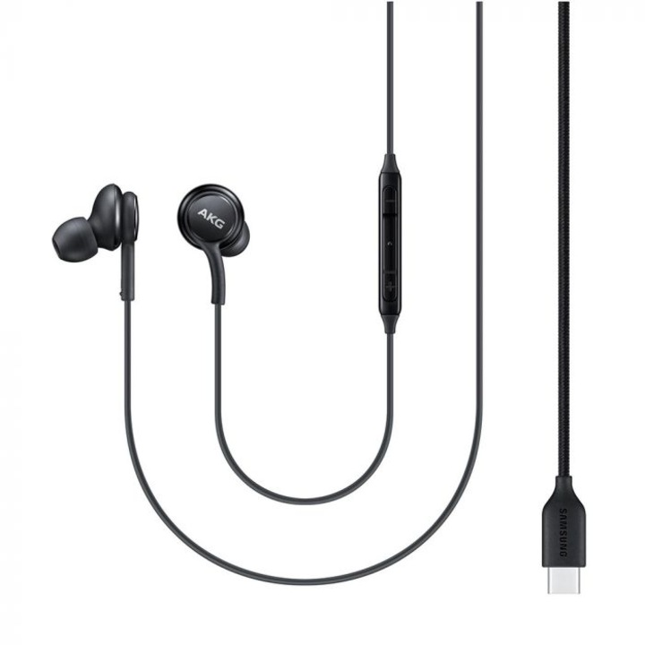 Слушалки AKG Samsung, Слушалки с микрофон, USB-C конектор, Черни