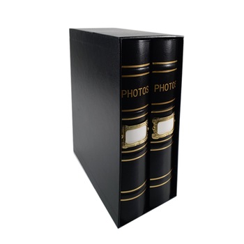 Set 2 albume foto Old Fashion, 400 poze 10x15, slip-in memo, cutie, negru Set 2 albume foto Old Fashion, 400 poze 10x15, slip-in memo, cutie, negru