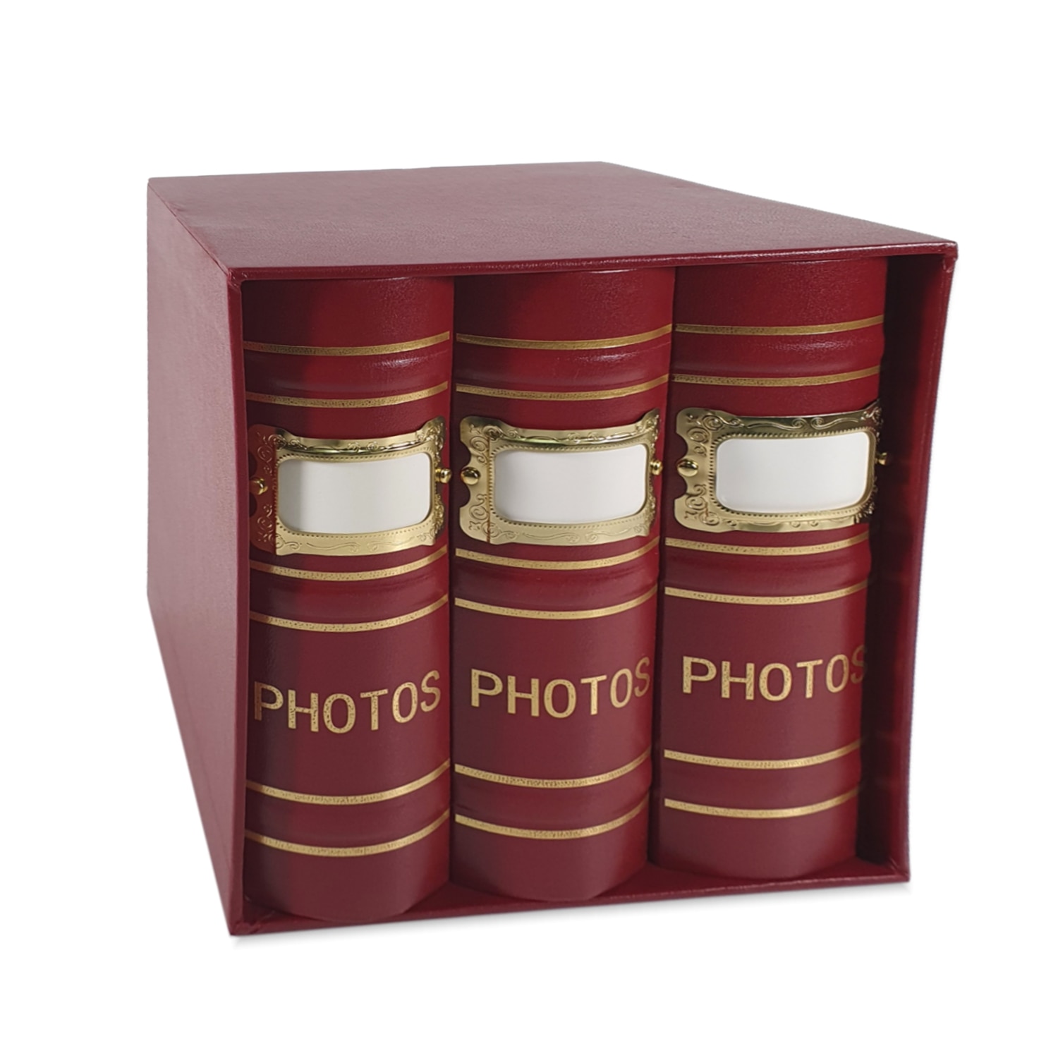 Set 3 albume foto Old Fashion, 300 poze 10x15, cutie, rosu