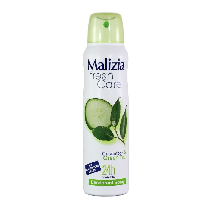 Deodorant spray 24h Malizia Fresh Care Invisible Cucumber&Green Tea 150ml